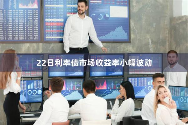 22日利率债市场收益率小幅波动