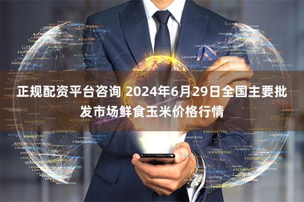 正规配资平台咨询 2024年6月29日全国主要批发市场鲜食玉米价格行情