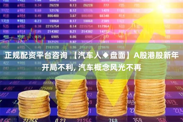 正规配资平台咨询 【汽车人◆盘面】A股港股新年开局不利, 汽车概念风光不再