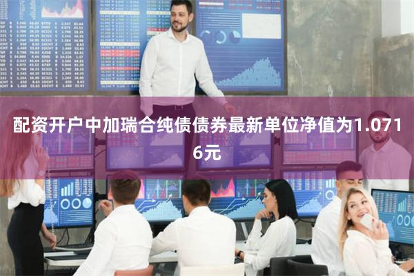 配资开户中加瑞合纯债债券最新单位净值为1.0716元